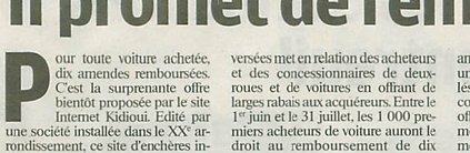 article du Parisien sur Kidioui