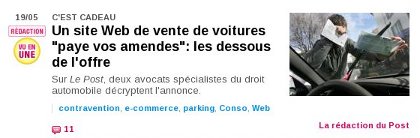 article du Post sur Kidioui