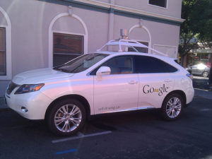 Google Self Driving Car in Mountain View