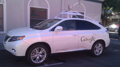 Google Self Driving Car in Mountain View