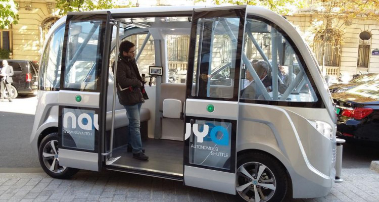 navya navette autonome française