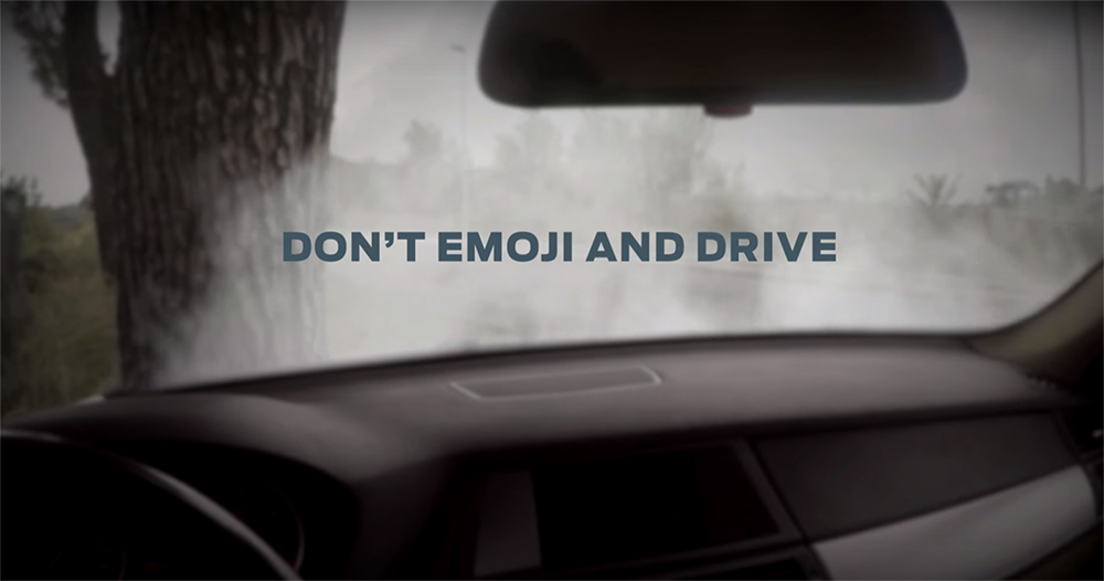 dont emoji and drive