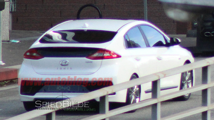 hyundai ioniq spyshot