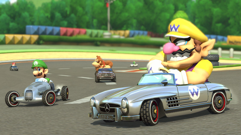 mercedes mario kart