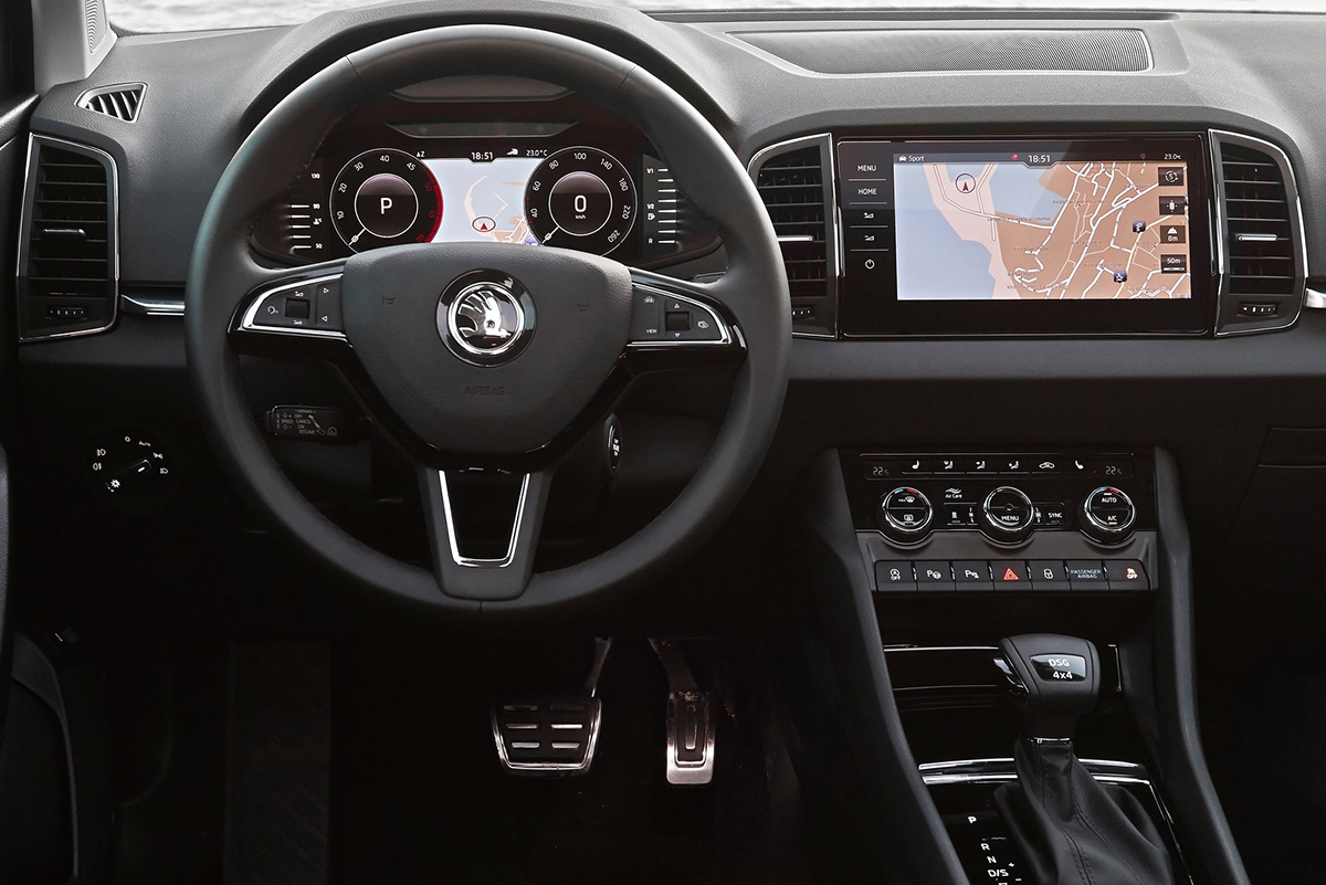 skoda karoq interieur