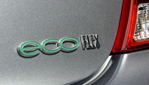 Badge ecoFLEX  l'arrire d'un vhicule Opel