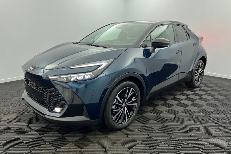 toyota c-hr hybride rechargeable 225 collection premiere bleu persan - toit noir - v�hicule d'occasion avec 3500 km photo 1